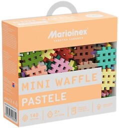 MARIOINEX Klocki elastyczne Mini Waffle Pastel 903650