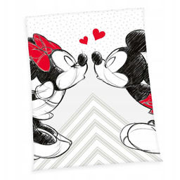 Koc Pled Narzuta 150x200 Myszka Mickey i Minnie