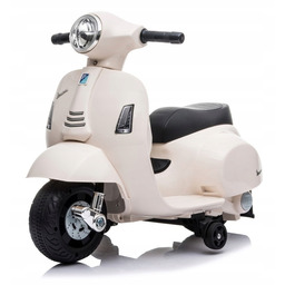 Skuter Jeździk motor Vespa na akumulator biały Sun