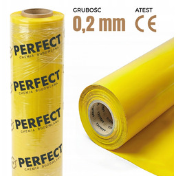 Folia paroizolacyjna żółta Atest 2m x 50m x