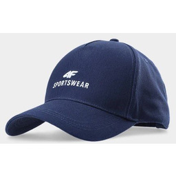 Czapka z daszkiem strapback uniseks 4F 4FWSS24ACABU266-31S Granatowy