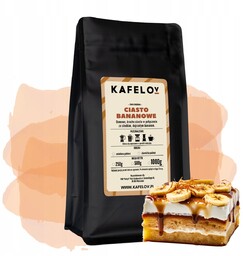 Kawa smakowa mielona CIASTO BANANOWE arabika świeżo palona