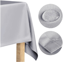 Obrus 120x160 Plamoodporny Klasyczny Elegant Szary