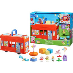 HASBRO Zestaw figurek Świnka Peppa Autobus imprezowy 2w1
