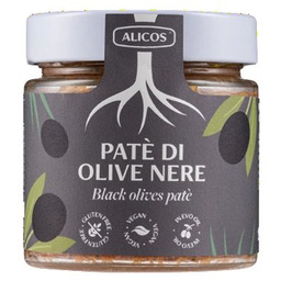 Pasztet z czarnych oliwek 190 g Alicos -