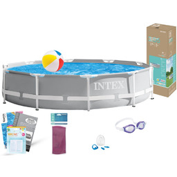 Basen Intex 305x76 Ogrodowy Stelażowy 26700 8w1