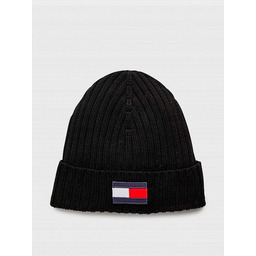 Tommy Hilfiger czapka zimowa beanie czarny rozmiar S/M