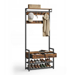 Garderoba loft wieszak z Szafką Na Buty rustykalna