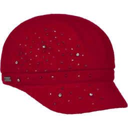 Czapka z Daszkiem Damska Lynn by Betmar, czerwony,