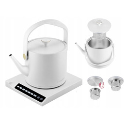 Loftowy Czajnik Mały z Zaparzaczem 0,6L Regulacja Temperatury