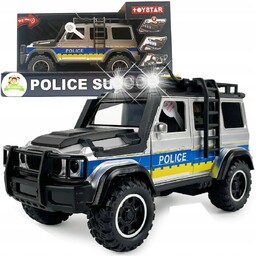 policyjny SUV samochód z napędem, światła, dźwięki POLICJA