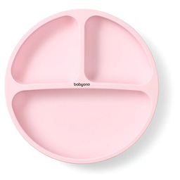 BABYONO Talerz 1482/02 Różowy Torba letnia gratis