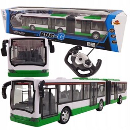 Duży autobus przegubowy zdalnie sterowany 44cm