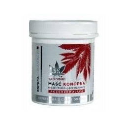 MAŚĆ KONOPNA ROZGRZEWAJACA, maść relaksująca 250ML
