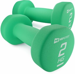 Zestaw hantelek żeliwnych neoprenowych 2x2kg