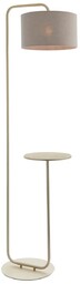 Stojąca lampa półka L&-192620 Light& minimalistyczna szampańska