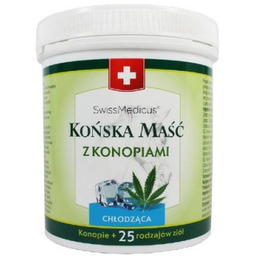 SwissMedicus Końska maść chłodząca z konopiami, 500ml ->