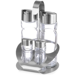 Zestaw do przypraw ze stali nierdzewnej sól pieprz