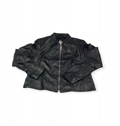 Skórzana kurtka damska ramoneska Real Leather XL