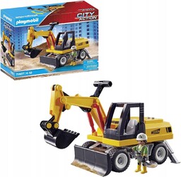 zestaw Playmobil 71407 City Action. Koparka z obrotowym