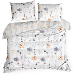 Pościel 220 x 200 3cz Satynowa Bawełna Lea