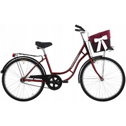 Rower Miejski 28 Damski Retro +kosz i wkładka