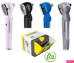 Otoskop LuxaScope auris LED-RING zasilanie bateryjne + wzierniki