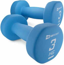 Zestaw hantelek żeliwnych neoprenowych 2x3kg