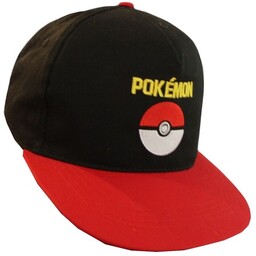Męska czapka z daszkiem Pokemon czarna rozmiar 60
