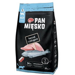 PAN MIĘSKO Karma dla kota Kurczak z pstrągiem
