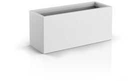 Donica prostokątna Long Slim 35 cm biała