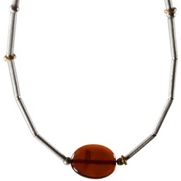 Kolia z koniakowym bursztynem