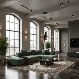 Lampa wisząca LOOPEZ 3P czarny/miedź SL.0949 - Sollux