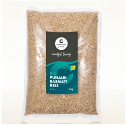 Brązowy Ryż Punjabi Basmati BIO 1kg Cosmoveda -