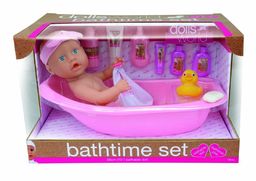 Dolls World 8855 zestaw do kąpieli lalka, wielokolorowy