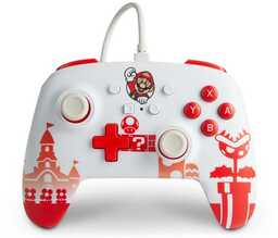 PowerA Enhanced Mario Red & White do Nintendo