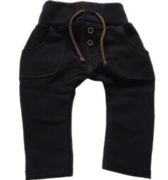Spodnie dla dzieci Czarek czarne