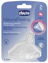 Smoczek antykolkowy 1szt do butelki CHICCO NaturalFeeling -