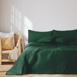 AmeliaHome Narzuta z pomponami, 170 x 210 cm,