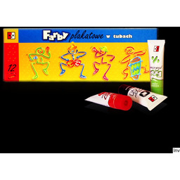 Farby 12Kol. Tuba 30Ml.Jedność
