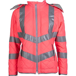 Adidas Reflective kurtka neonowa różowa M