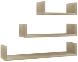 Elior Zestaw Modułowych Półek Ściennych Dąb Sonoma K4-Z72