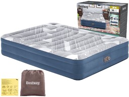 Materac Dmuchany Dwuosobowy 152x203x36 Bestway 6712Y z Pompką