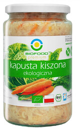 Bio Food Kapusta kiszona z marchewką bezglutenowa 700