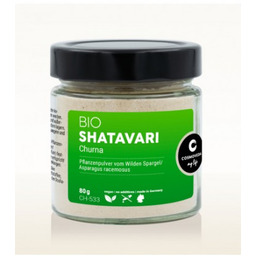 EKO Shatavari Churna 80g Cosmoveda (nowe szklane opakowanie)