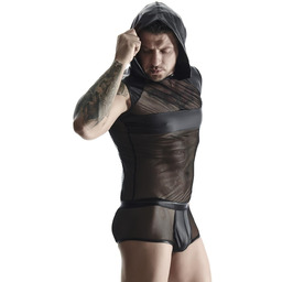 męski t-shirt bez rękawów z kapturem XL 100%