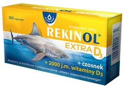 Rekinol Extra D3, olej z wątroby rekina, 60