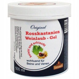 Żel z Liści Czerwonych Winogron i Kasztanowca, Naturhof,