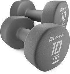 Zestaw hantelek żeliwnych neoprenowych 2x10kg