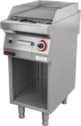 KROMET Grill lawowy 7kW 40 cm szafka otwarta